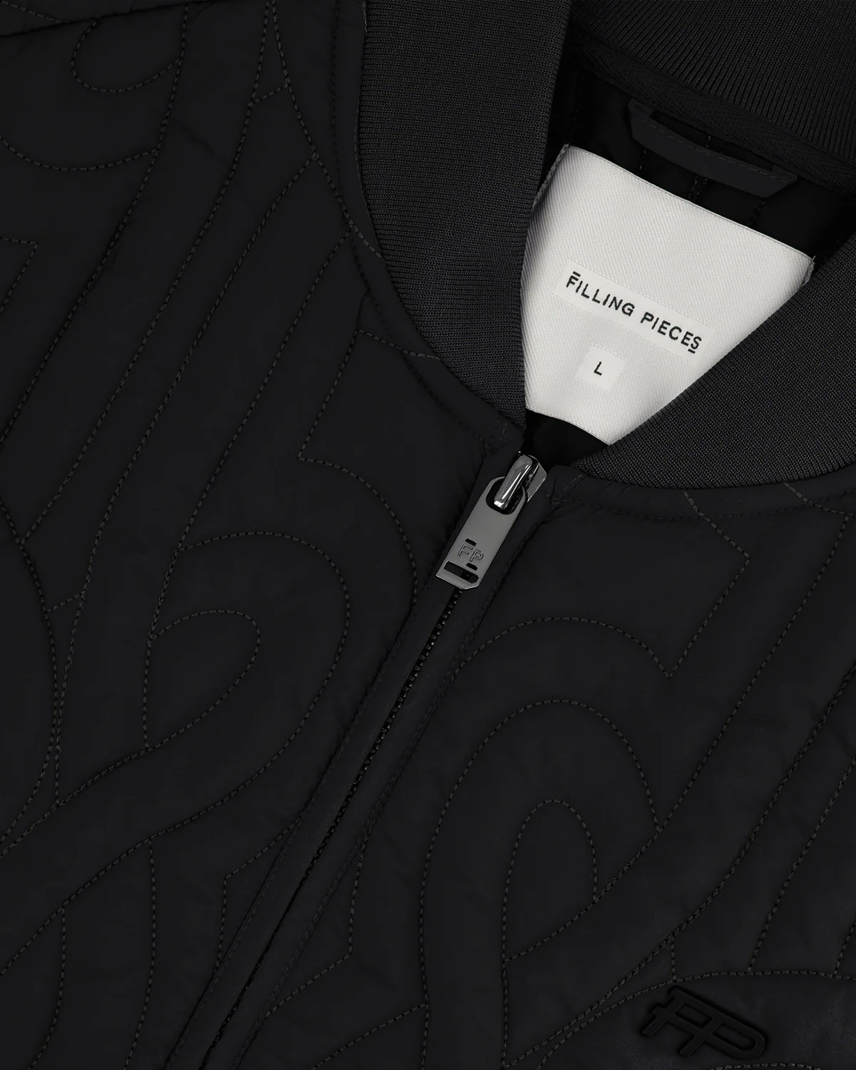 Bomber Quilted Black - Image 4