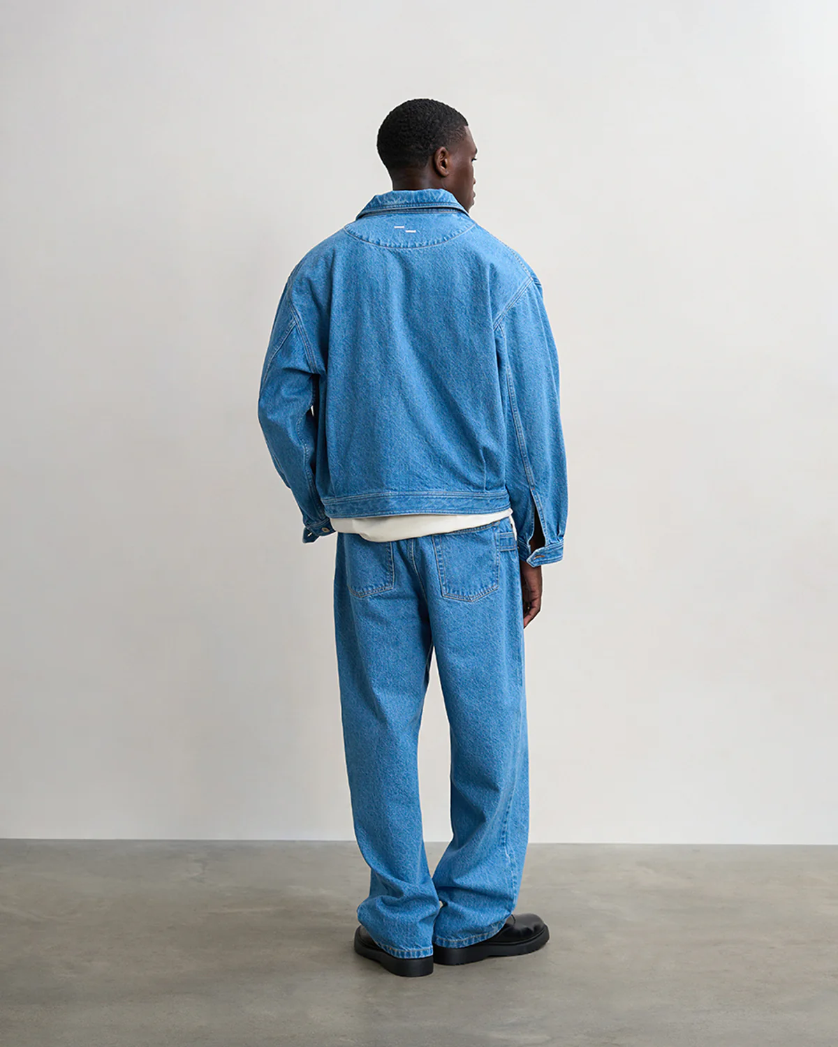 Denim Jacket Washed Indigo - Image 8