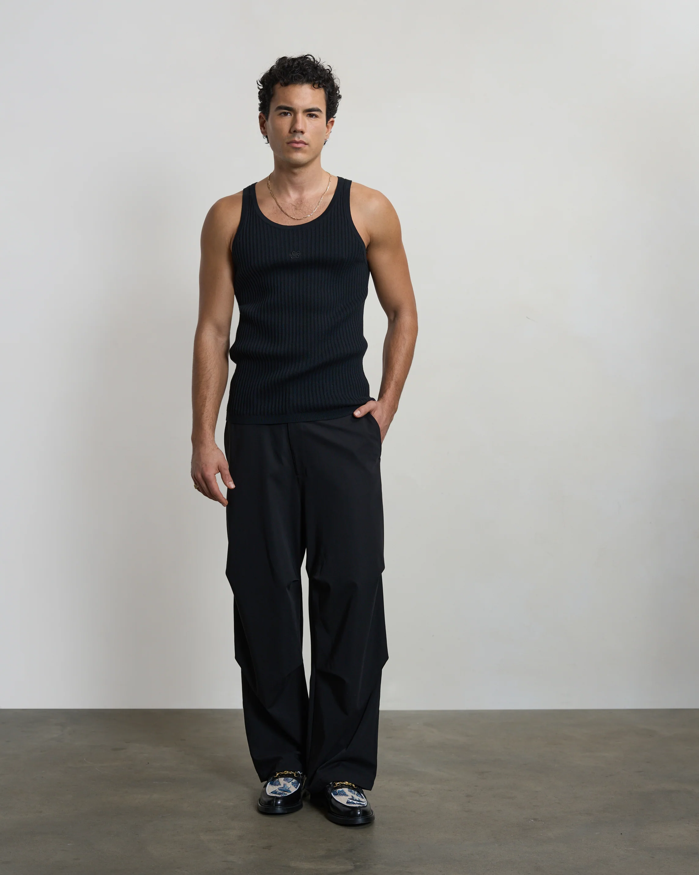 Drapy Pants Black - Image 7