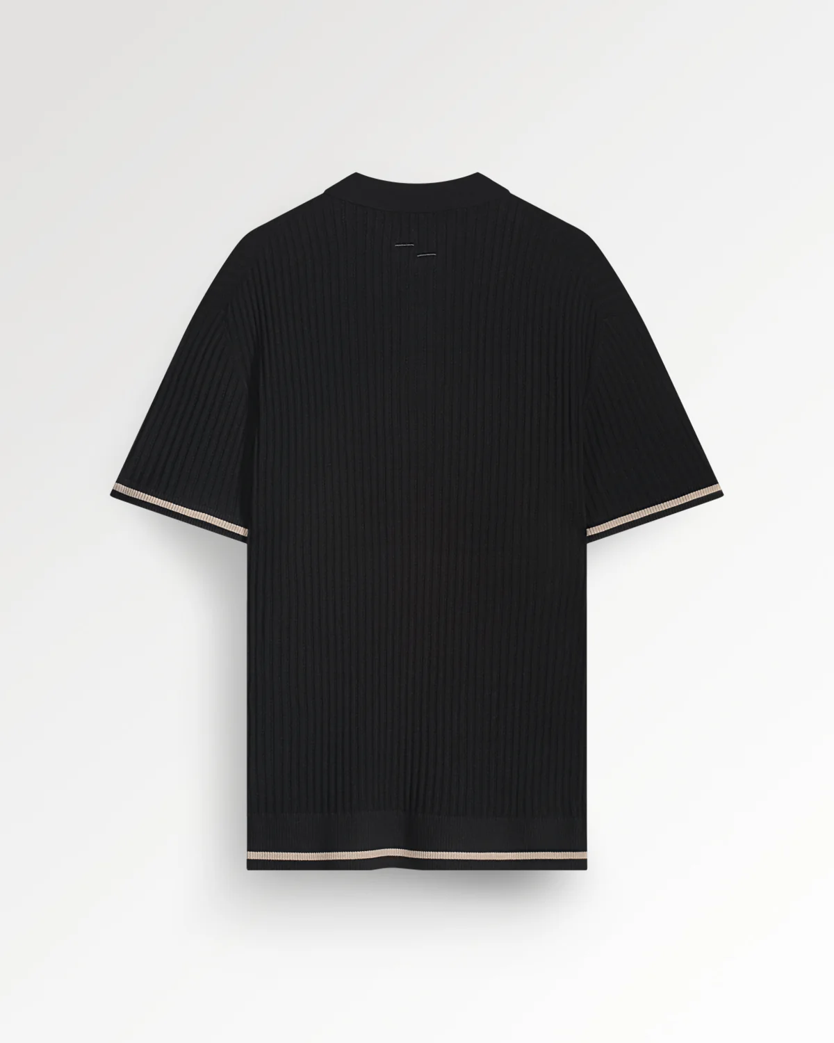 Fine Knit Polo Black - Image 3