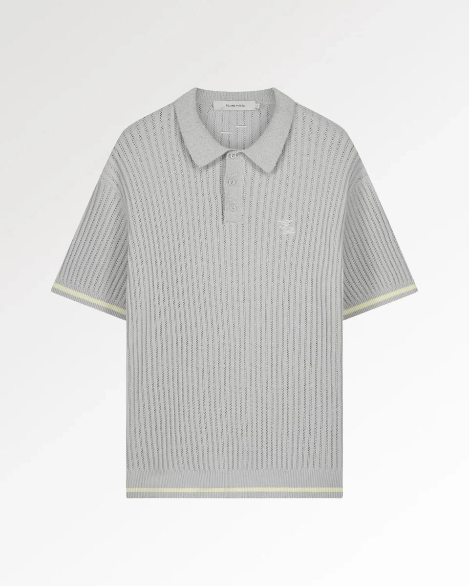 Knit Polo Boucle Antarctica