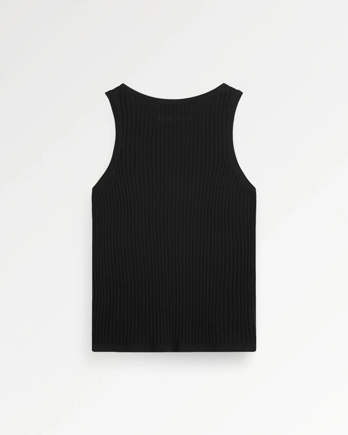 Knit Tank Top Black - Image 2