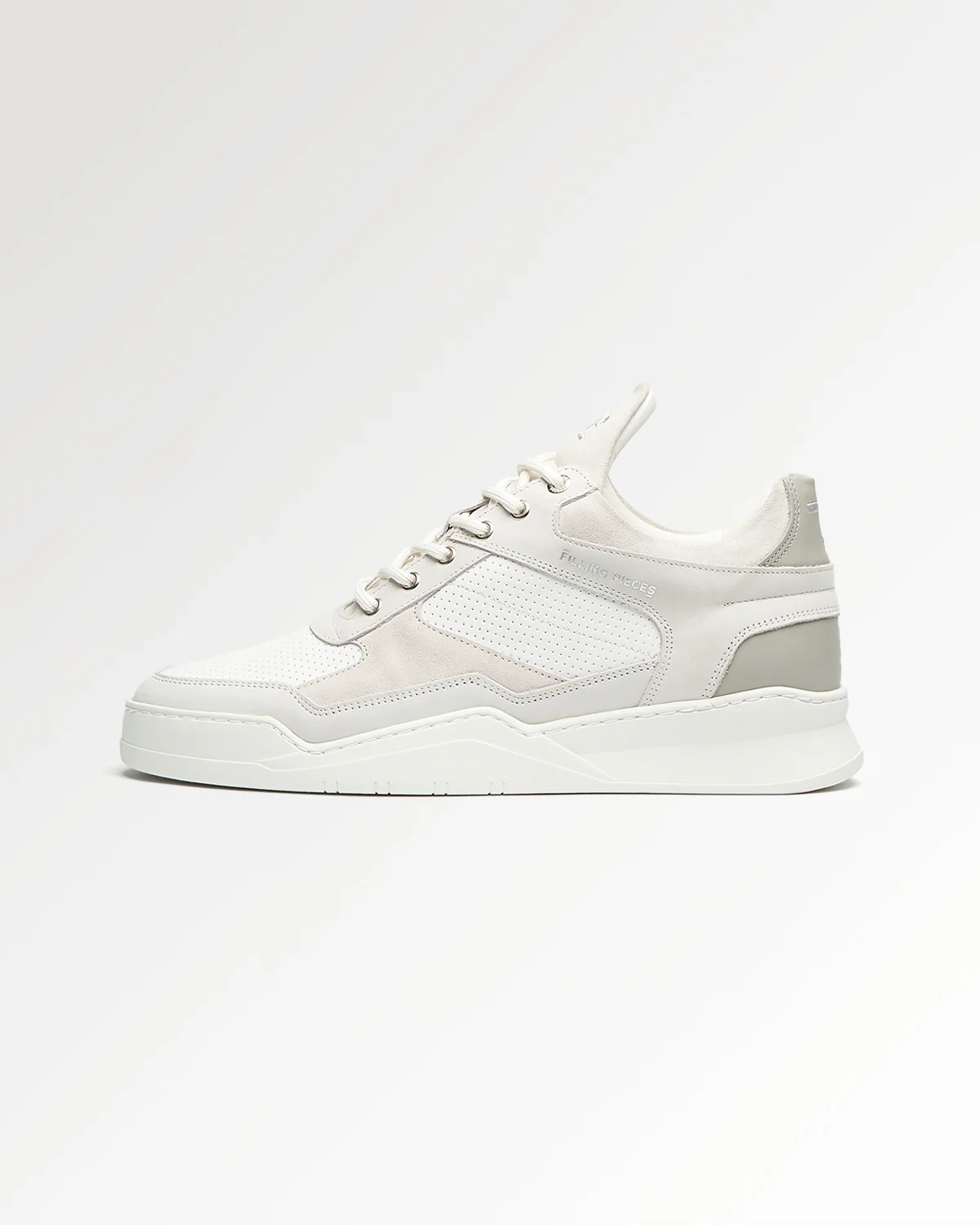 Low Top Ghost Paneled White
