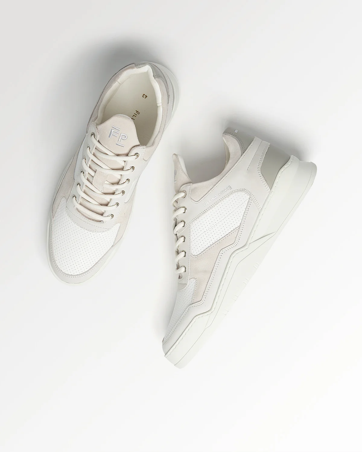 Low Top Ghost Paneled White - Image 5