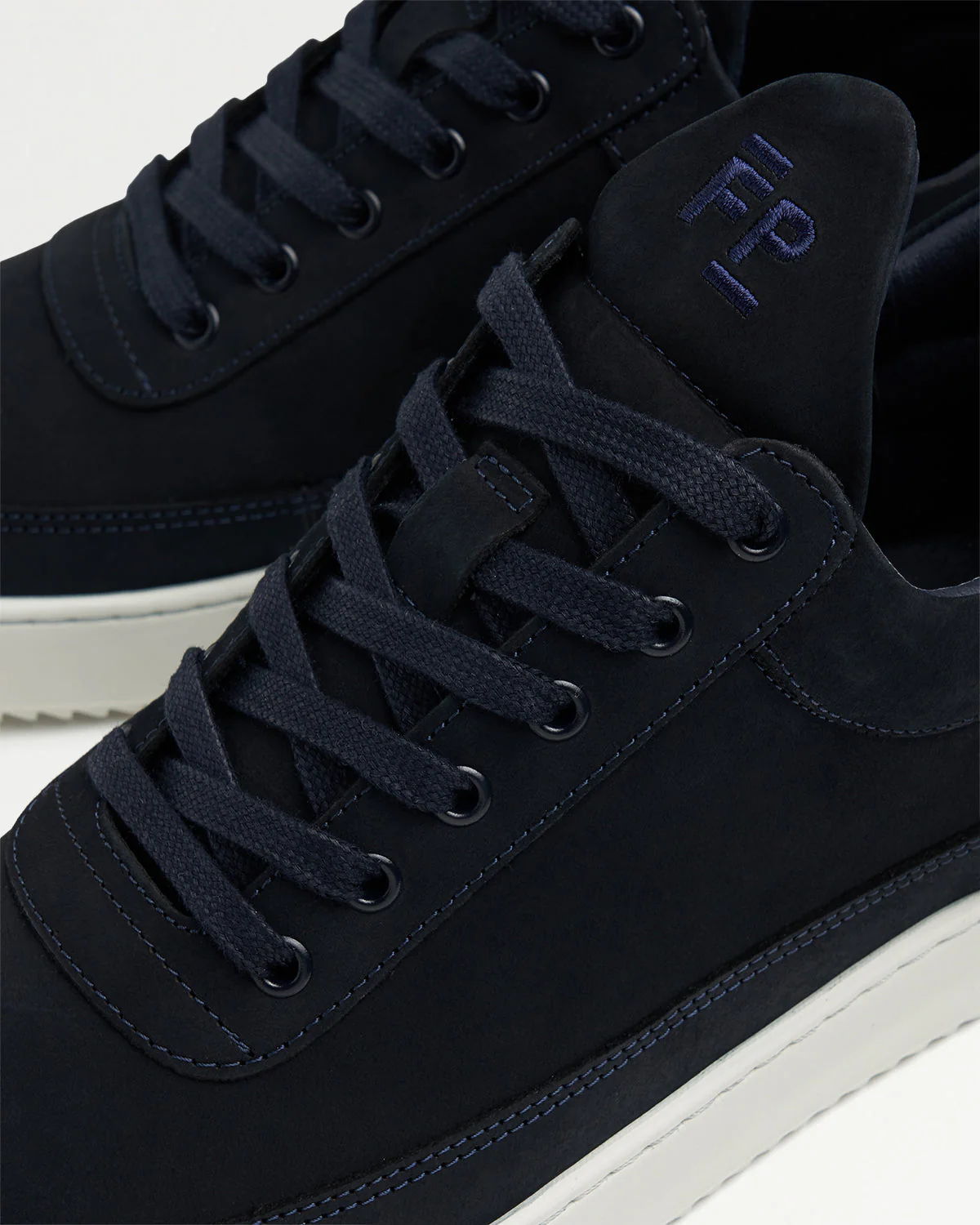 Low Top Ripple Nubuck Navy - Image 4