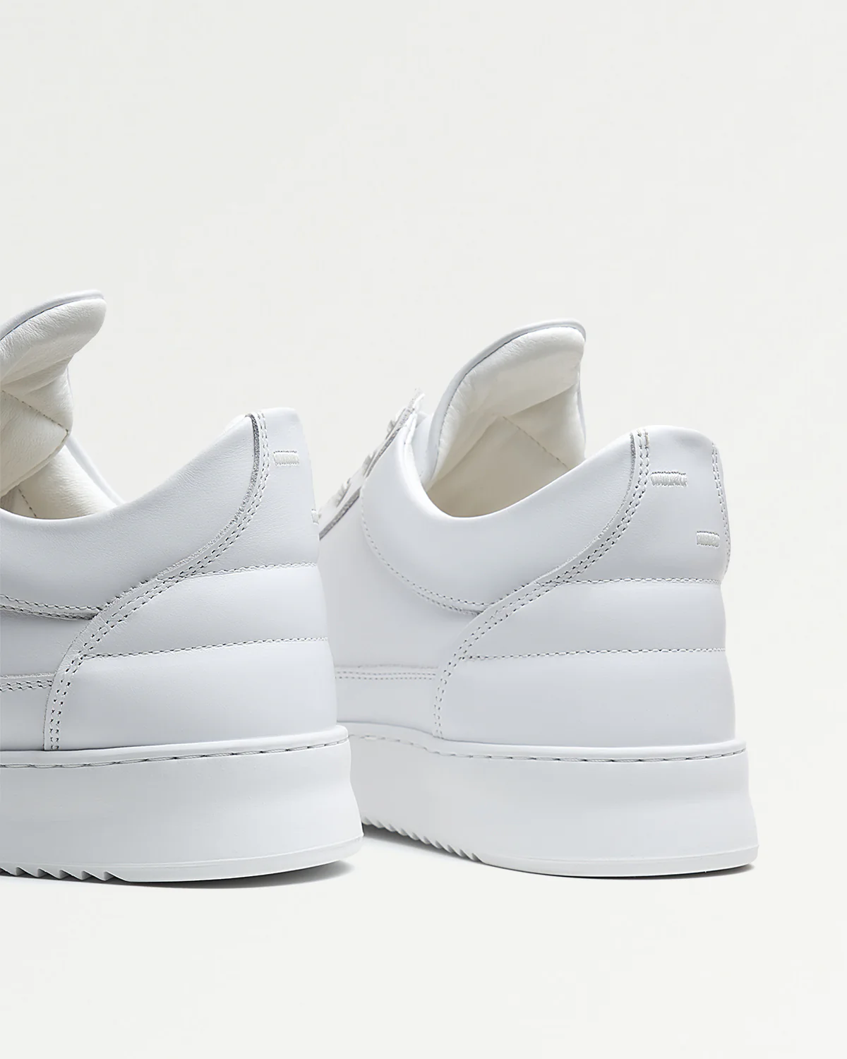 Low Top Ripple Nappa White - Image 4