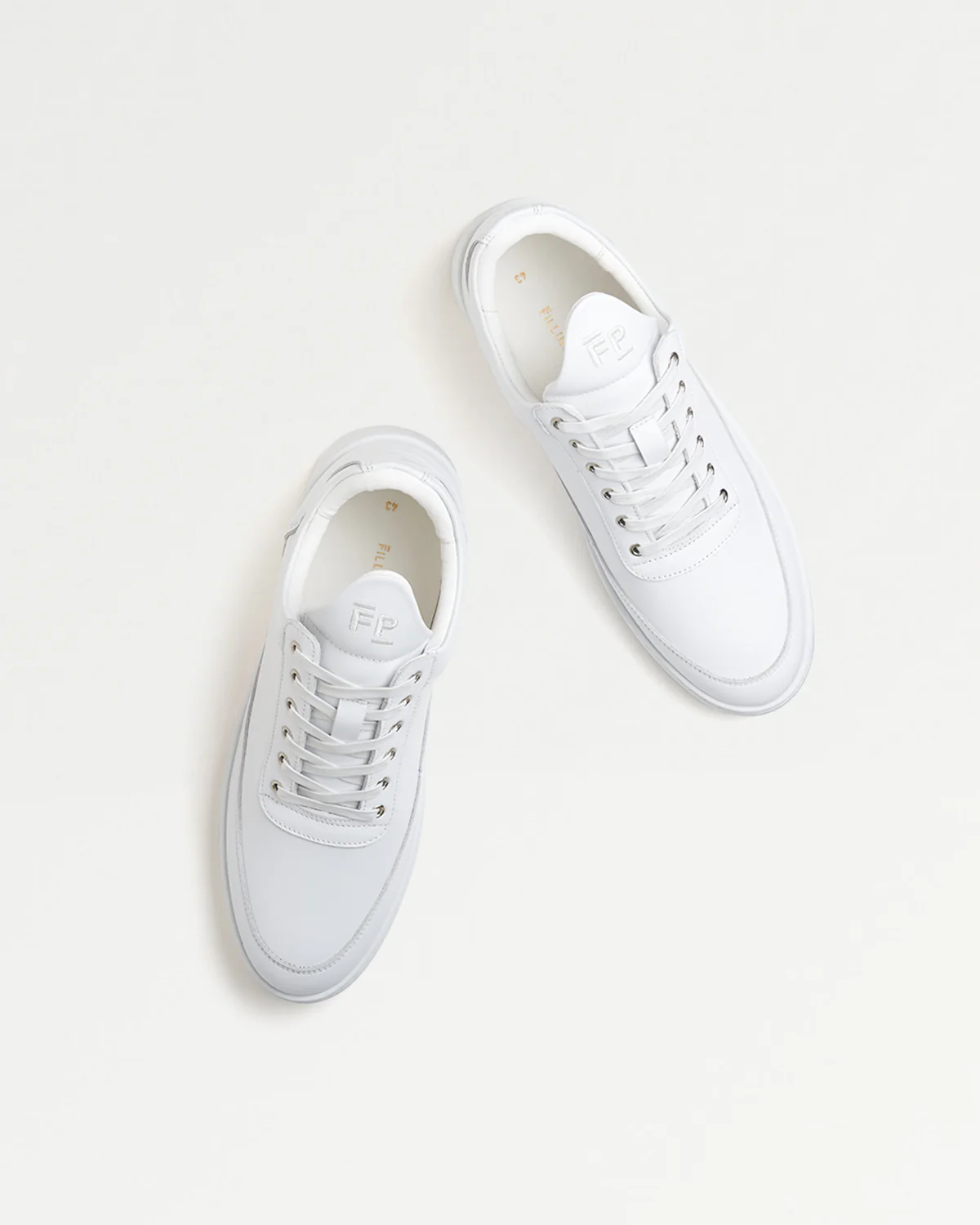 Low Top Ripple Nappa White - Image 5