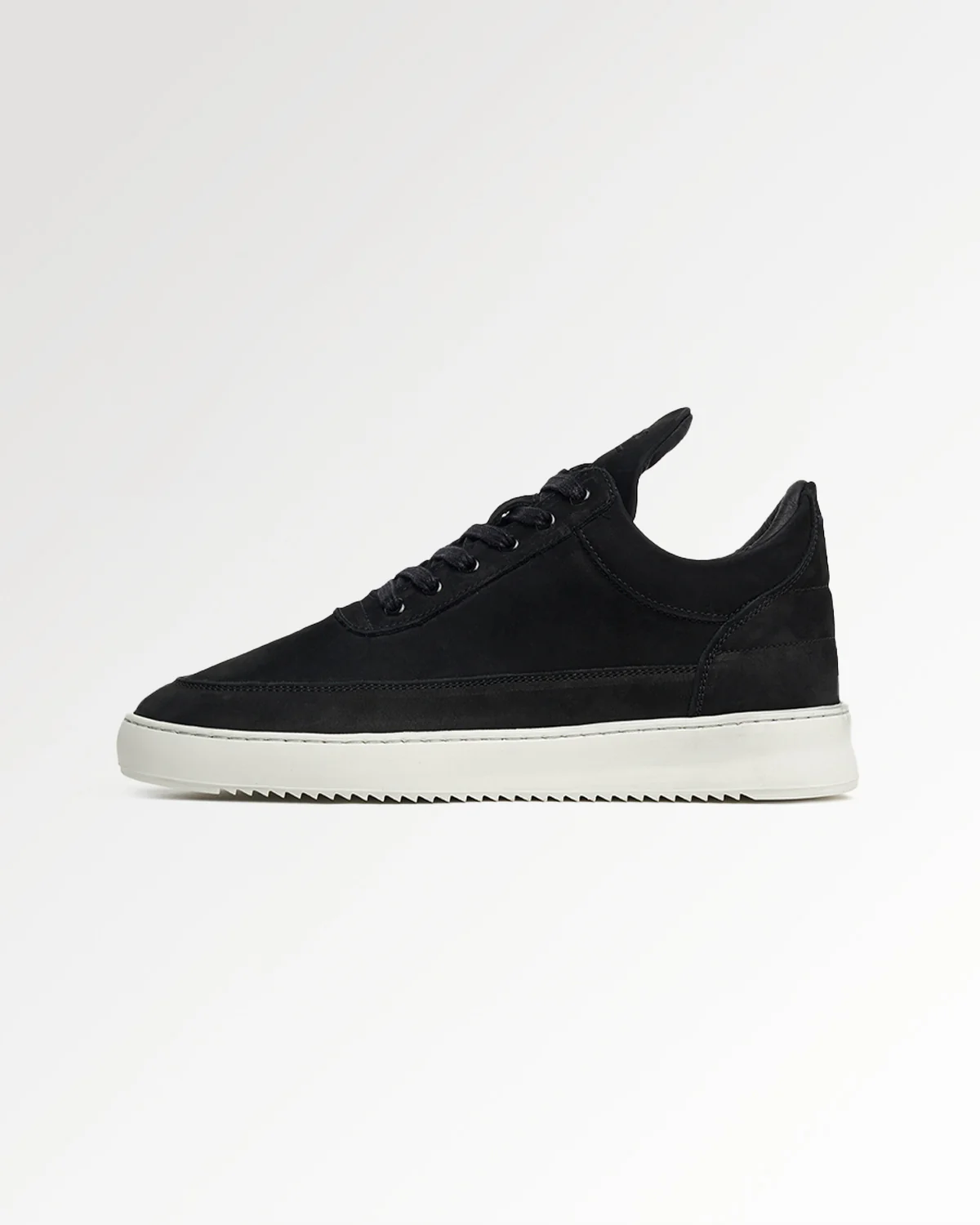 Low Top Ripple Nubuck Black