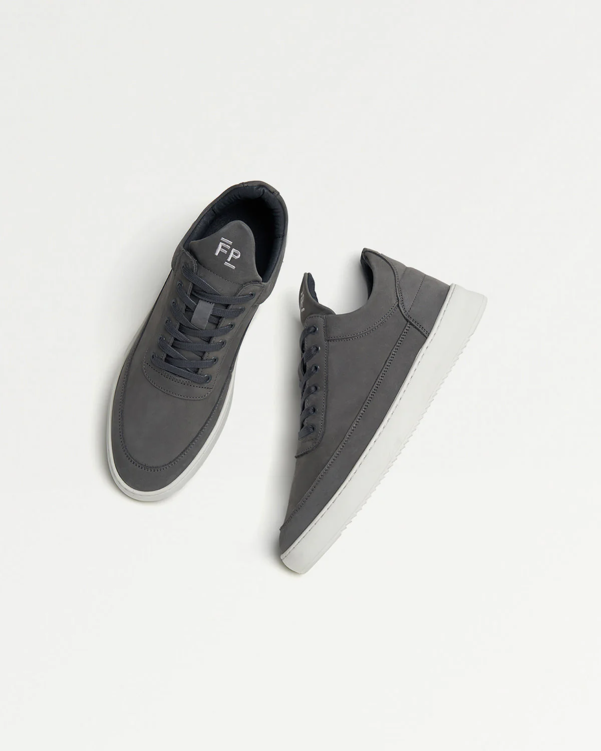 Low Top Ripple Nubuck Dark Grey - Image 4