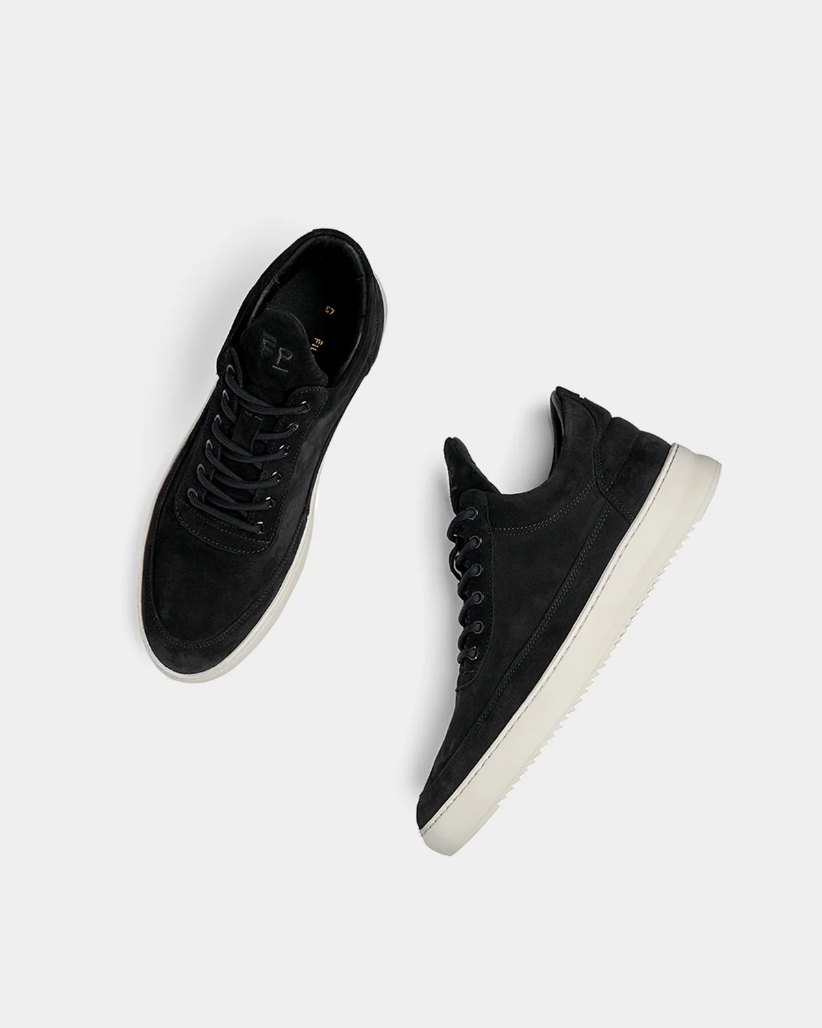 Low Top Suede Organic Black - Image 2