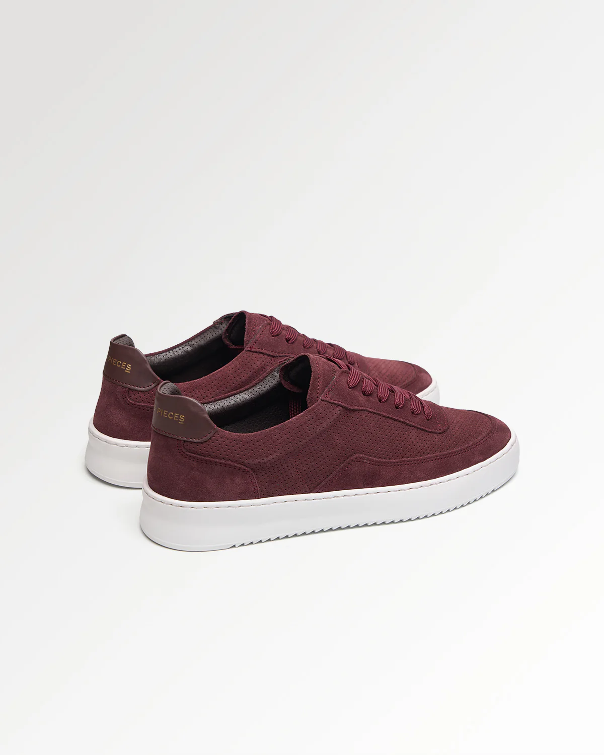 Mondo Suede Perforated Burgundy - Image 5