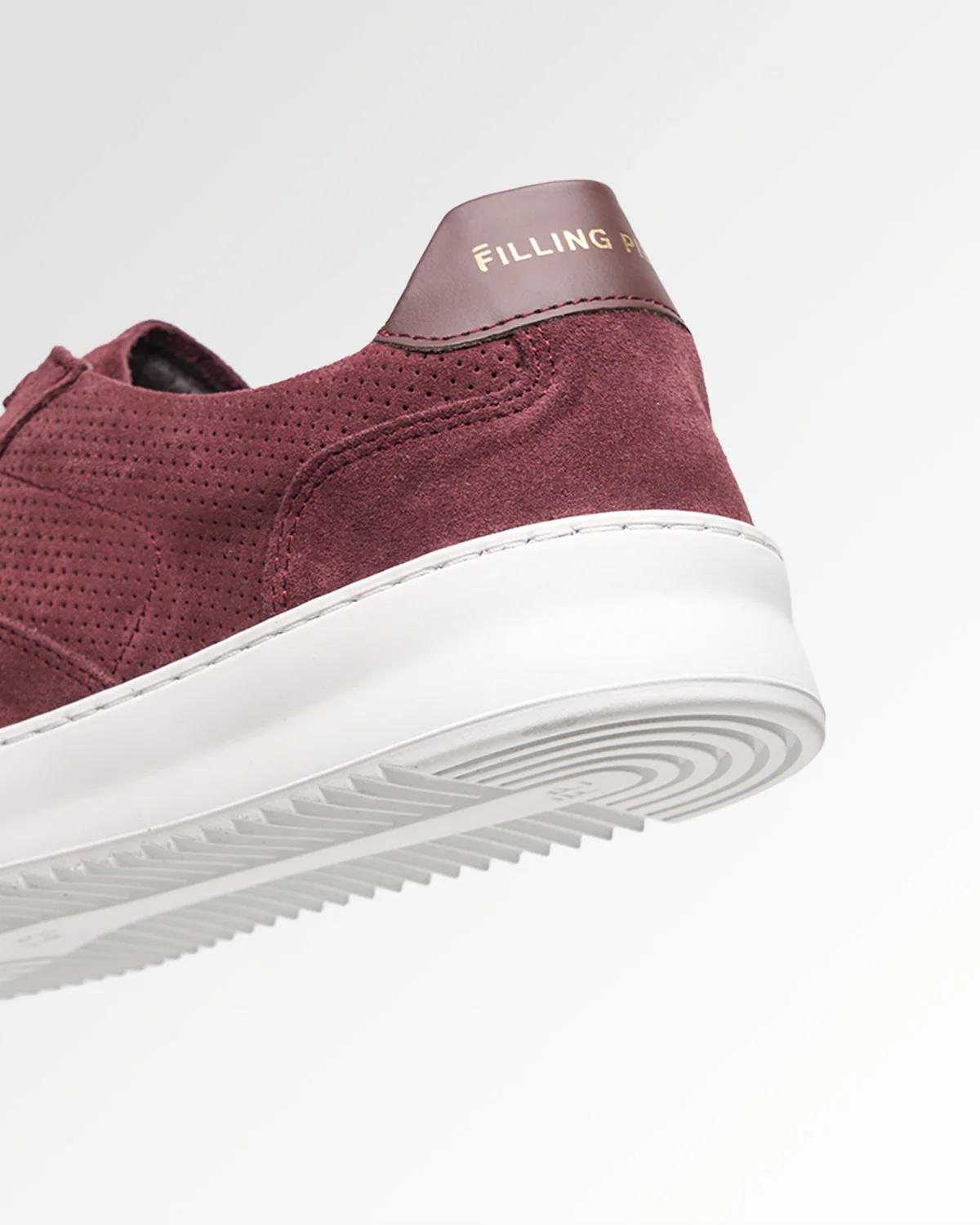 Mondo Suede Perforated Burgundy - Image 6