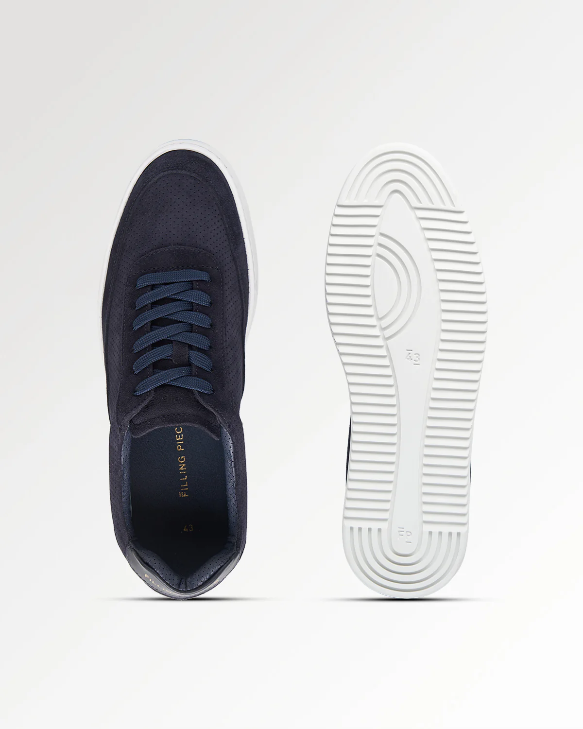 Mondo Suede Perforated Navy - Image 4