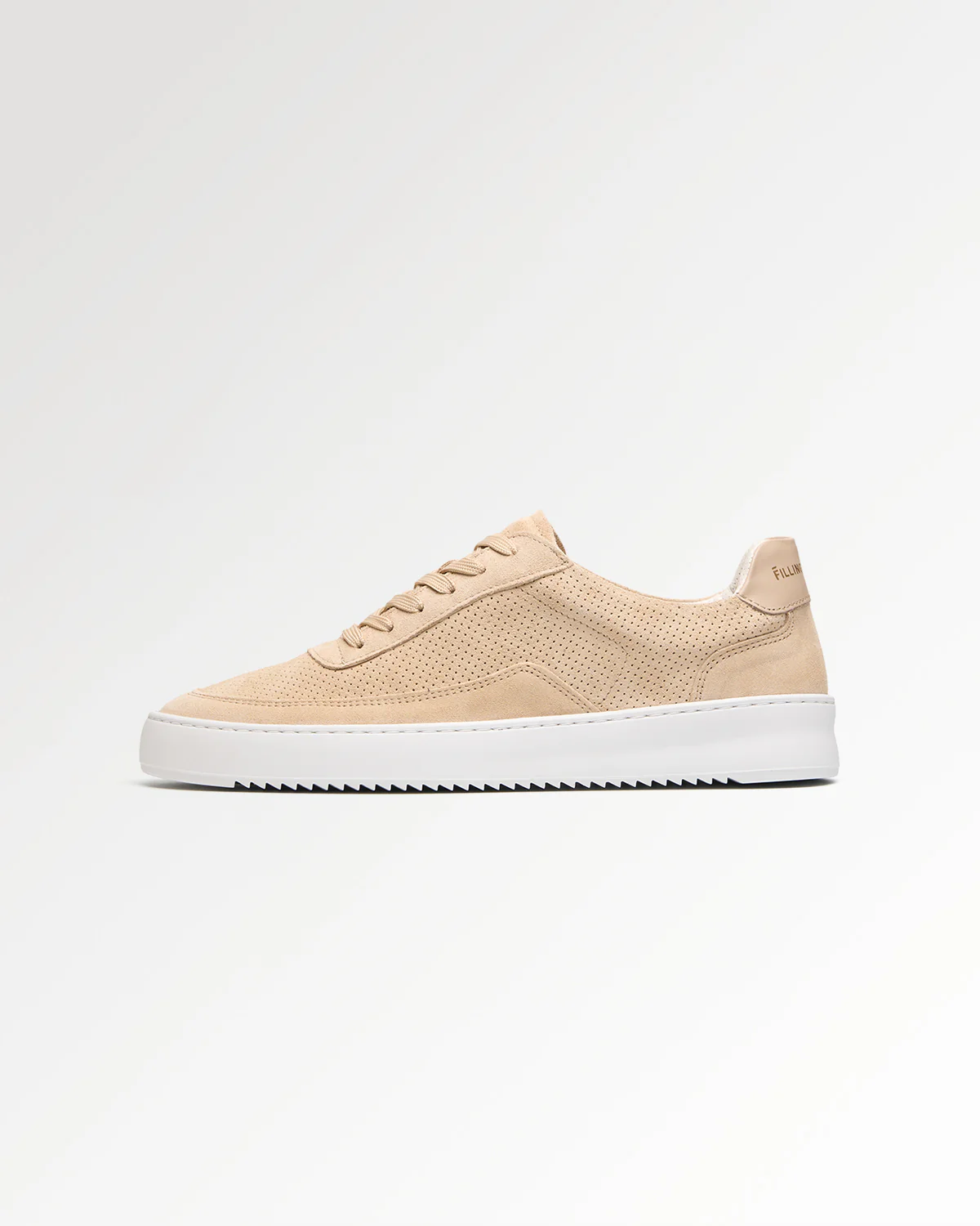 Mondo Suede Perforated Sand