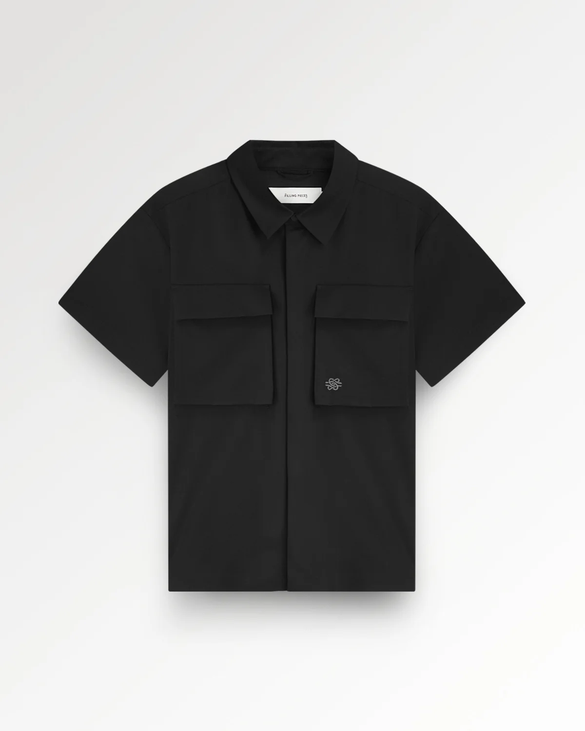 Resort Shirt Drapy Black