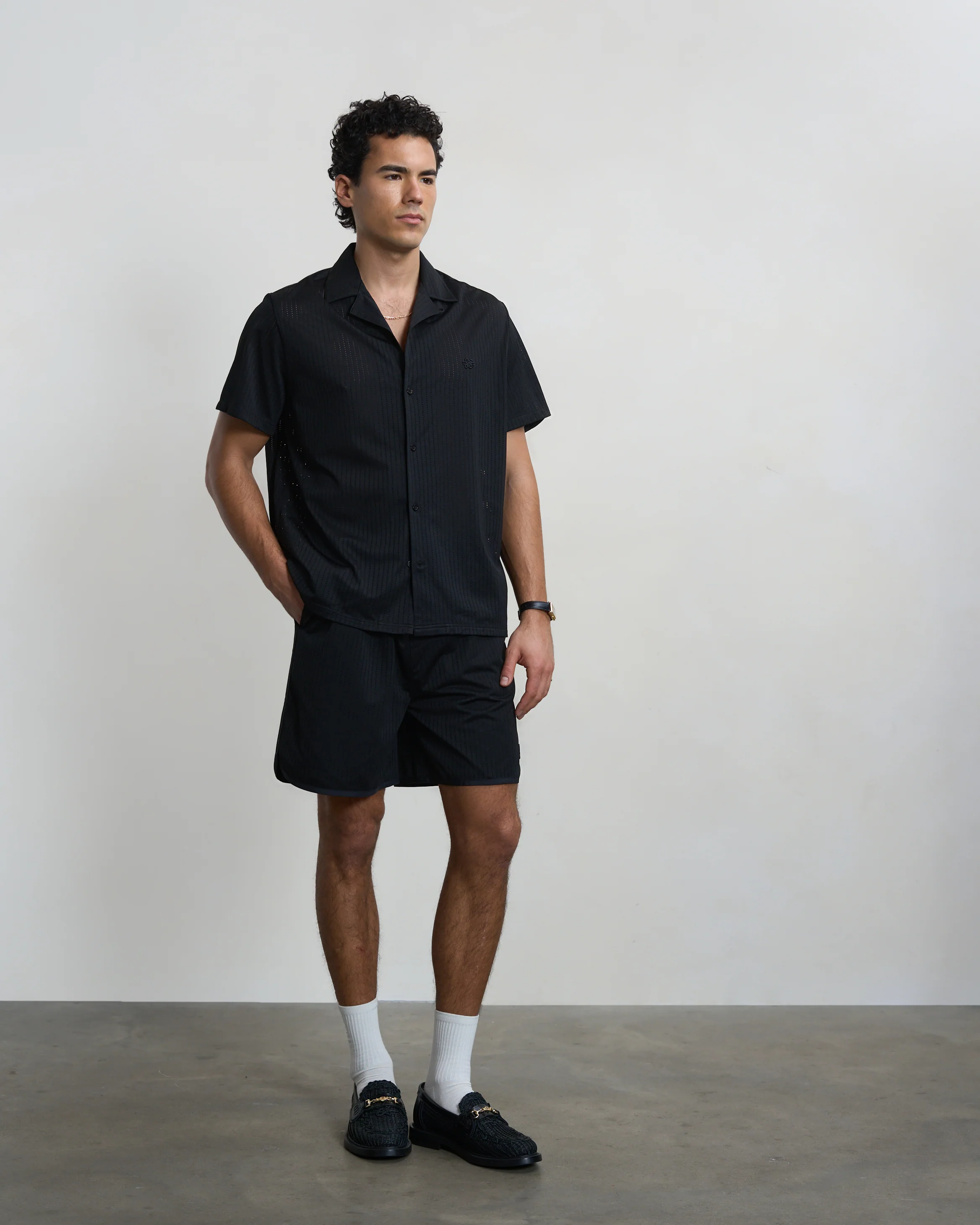 Resort Shorts Mesh Black - Image 6