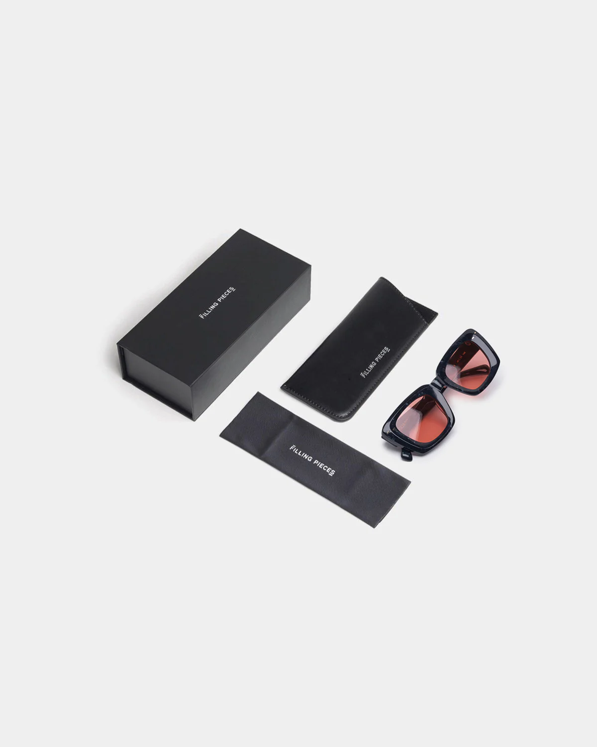 DP x FP Squarro Sunglasses Black/Orange - Image 6