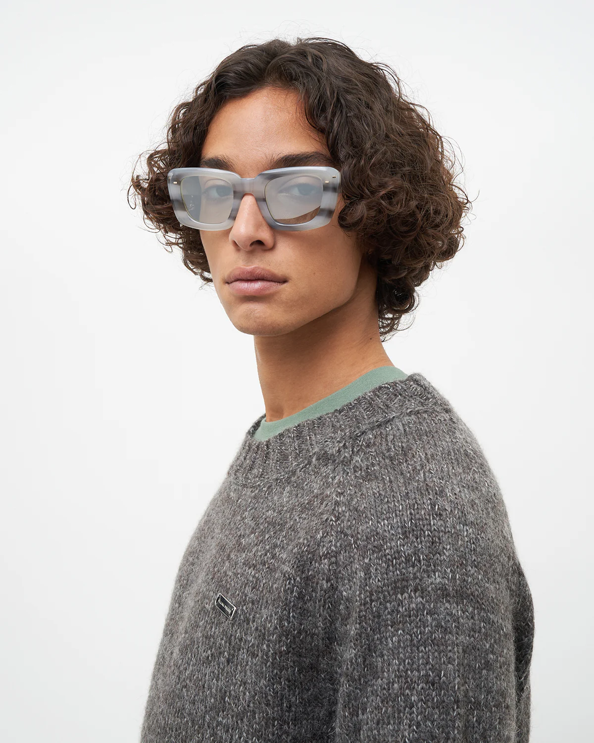 Squarro Sunglasses Classic Grey Marble - Image 4