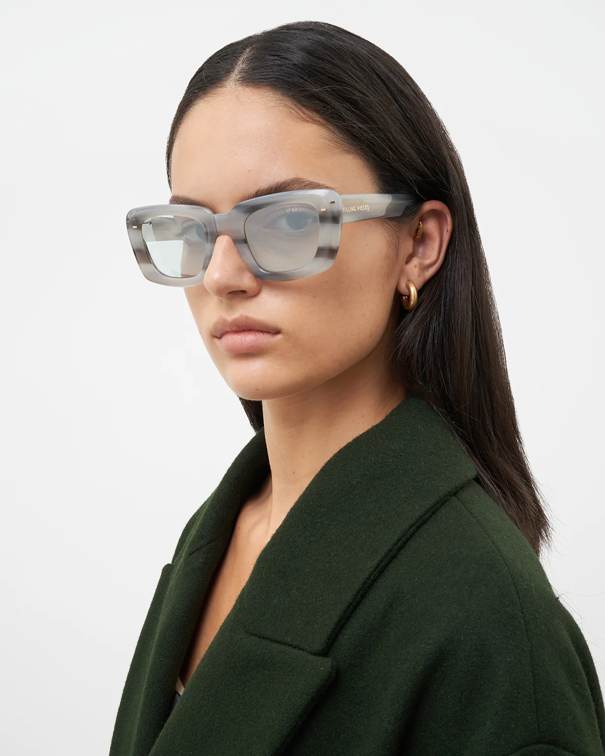 Squarro Sunglasses Classic Grey Marble - Image 5