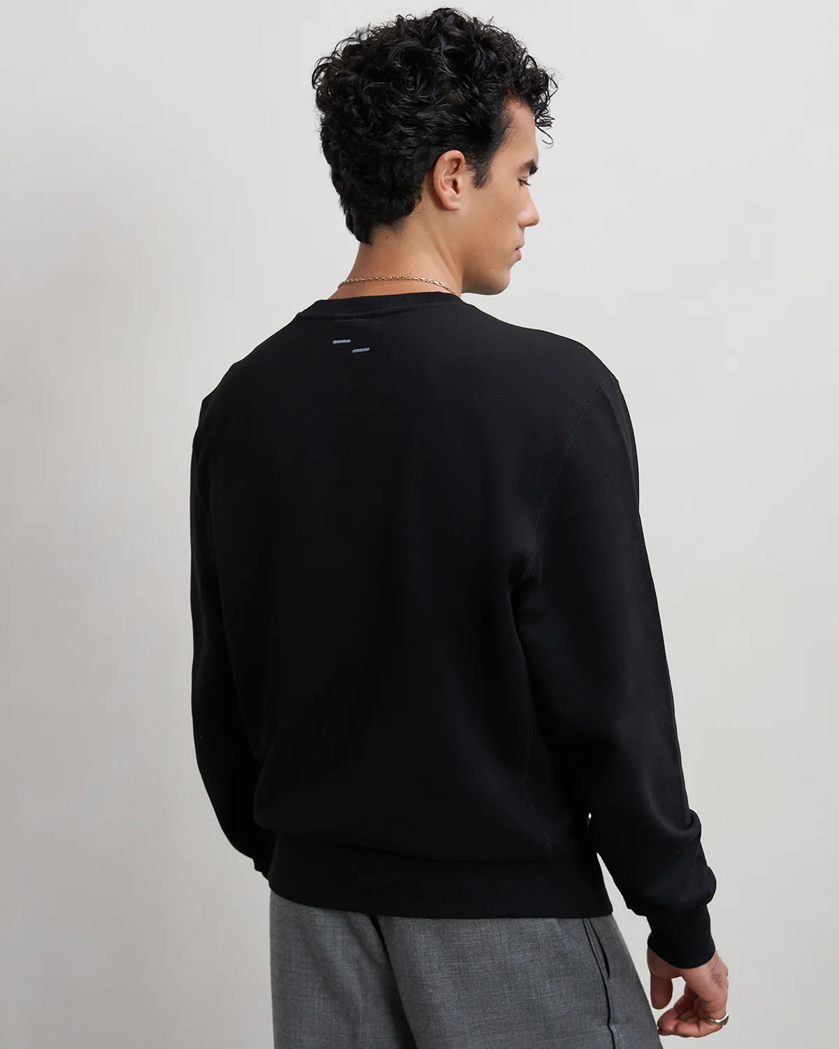 Sweatshirt Embroidered Knot Black - Image 6
