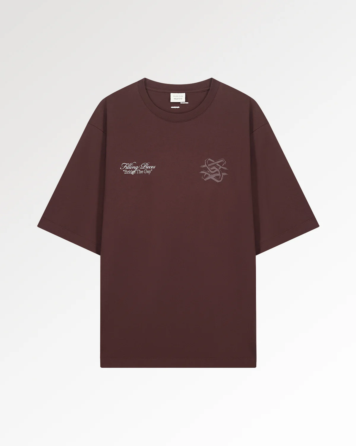 T-Shirt Boxy Bridge the Gap Bitter Chocolate - Image 2