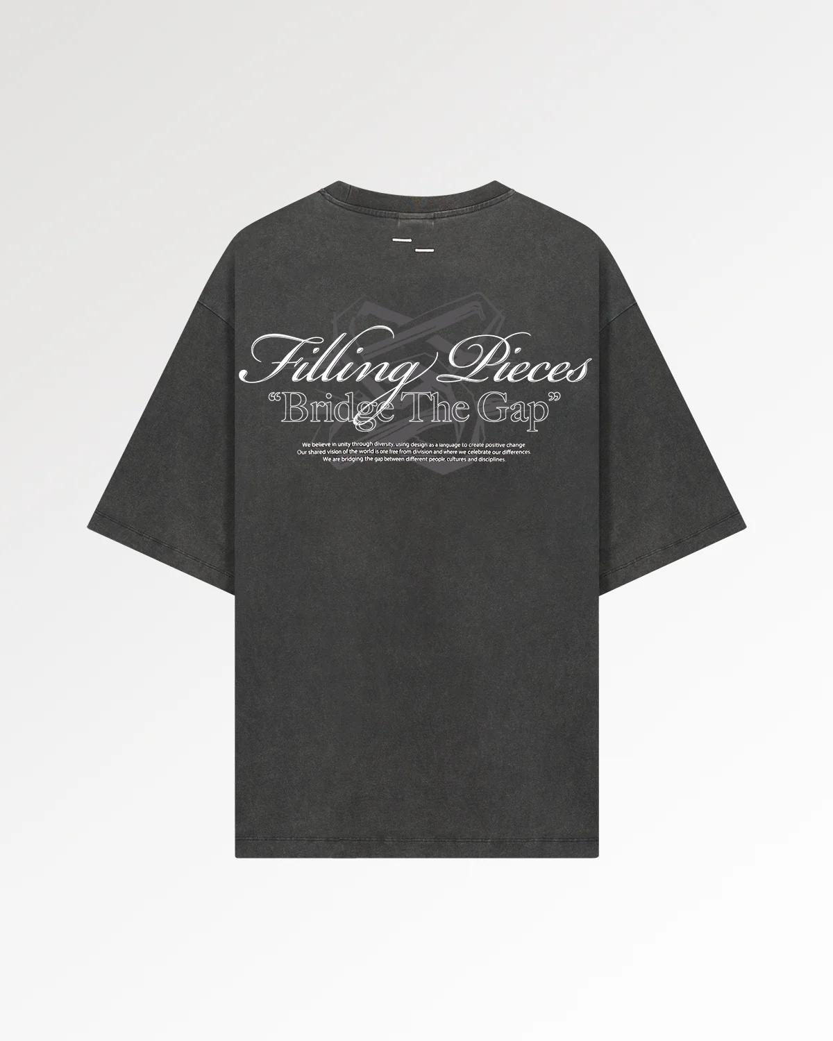 T-Shirt Boxy Bridge the Gap Vintage Black