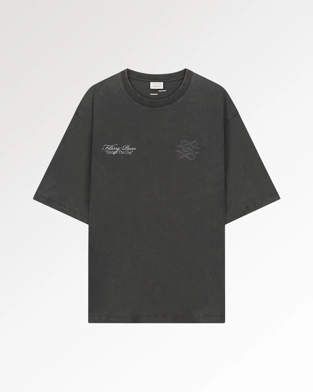 T-Shirt Boxy Bridge the Gap Vintage Black - Image 2