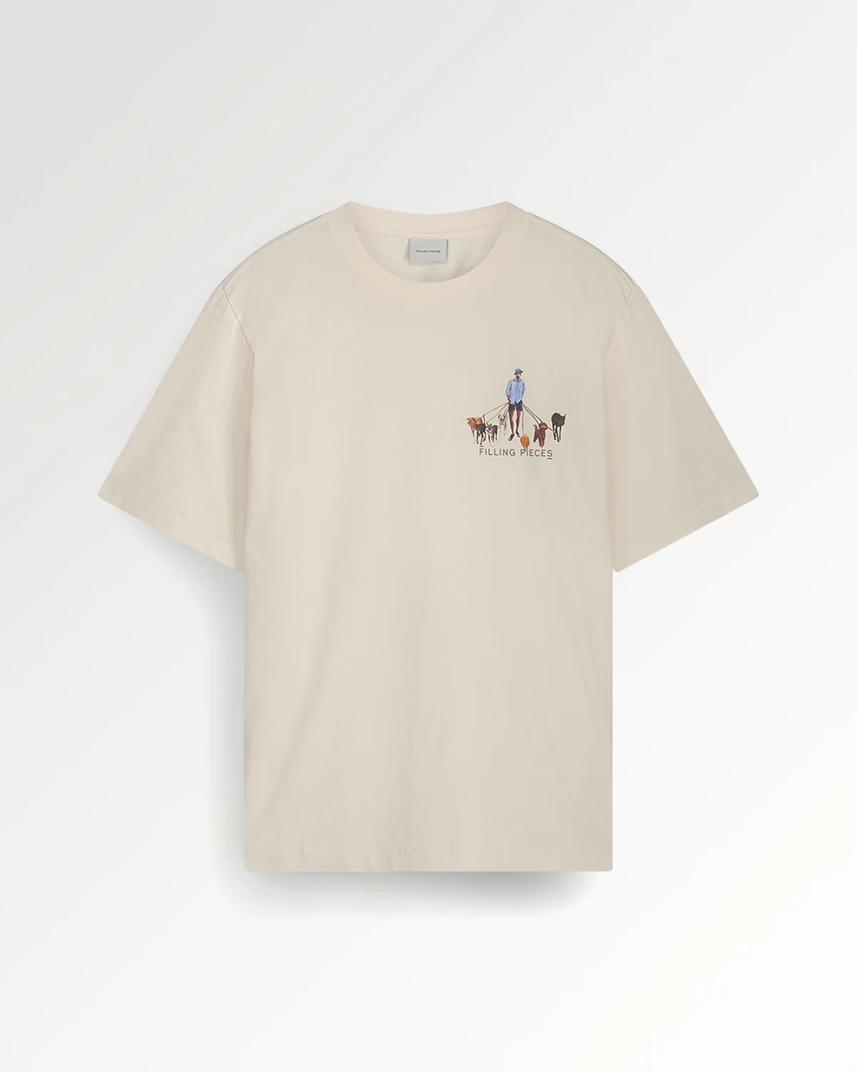 T-shirt Dog Walker Antique White - Image 3