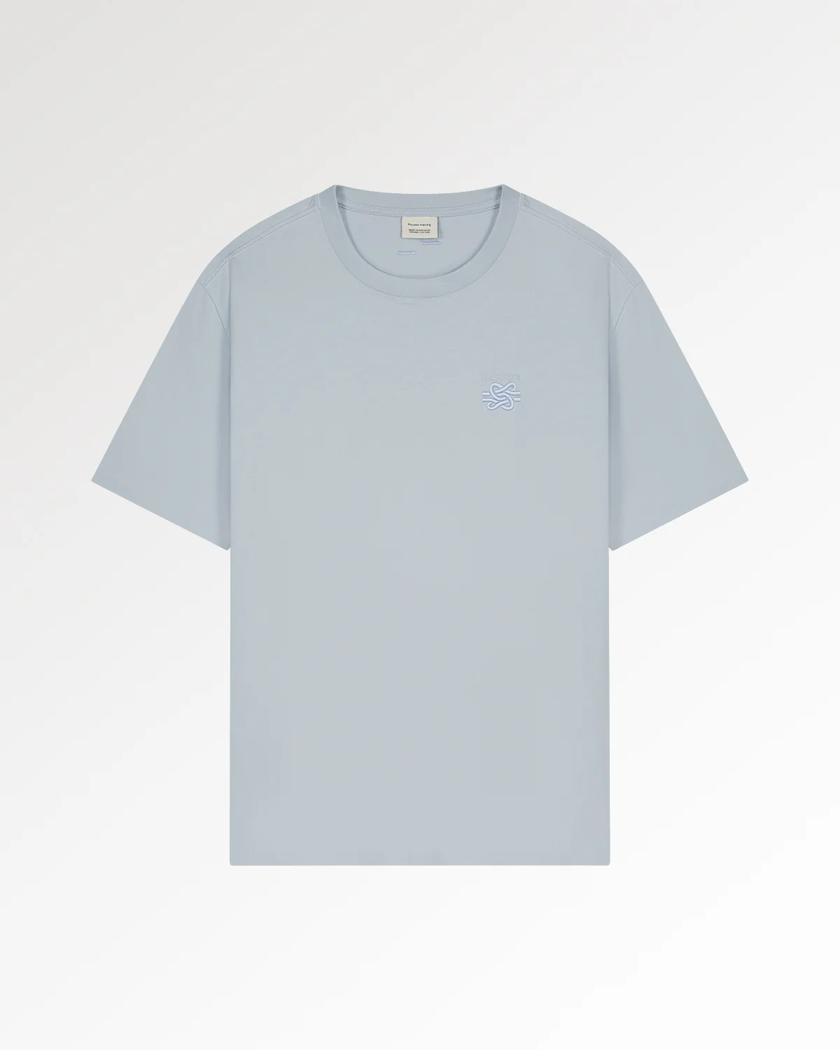 T-Shirt Embroidered Knot Celestial Blue