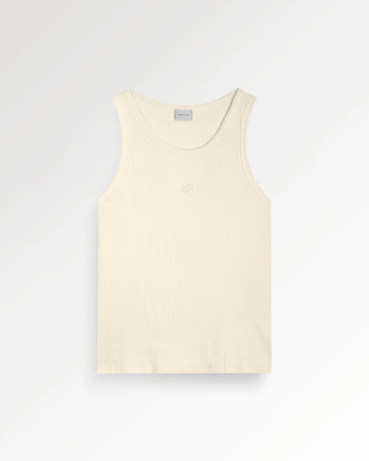 Tank Top Ribbed Antique White