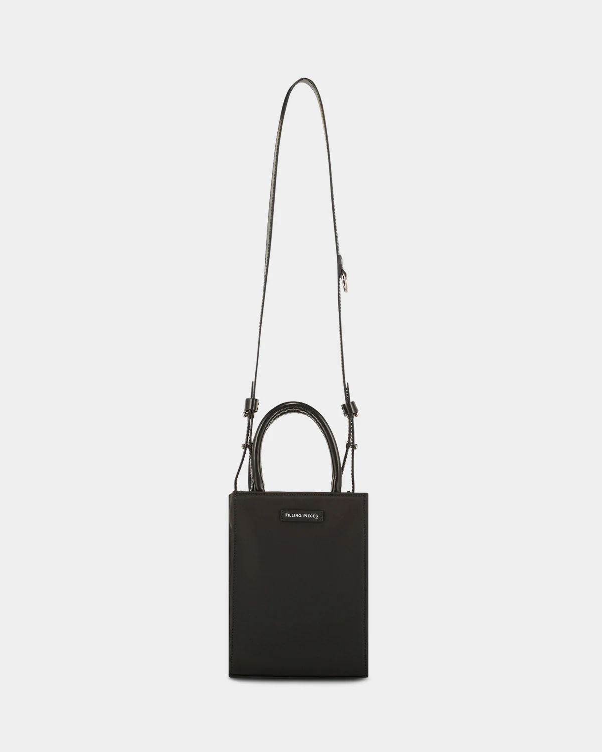 Tote Bag Small Nylon Black - Image 2